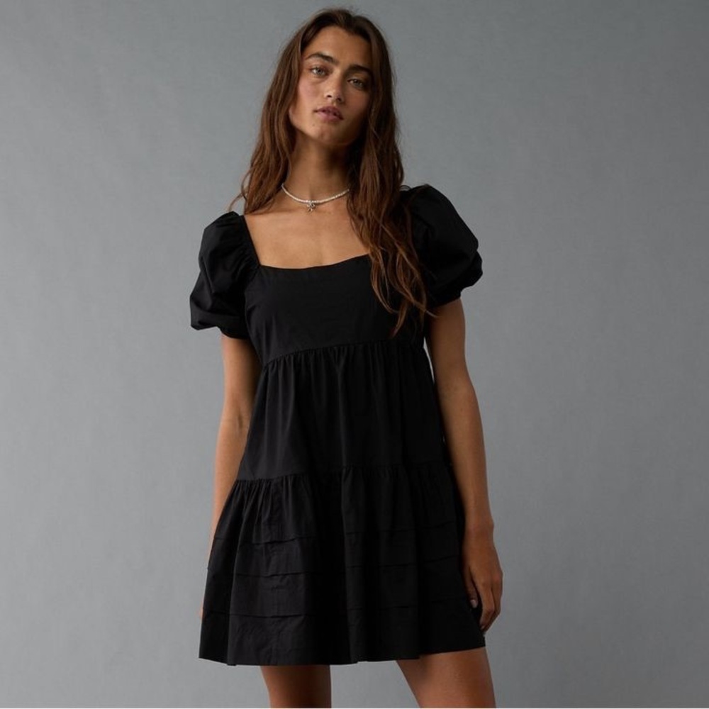 American Eagle Outfitters Black Mini Dress